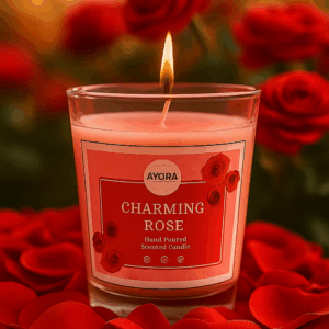 Charming Rose Candle